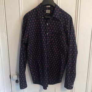 J. Crew Floral Print Button Down